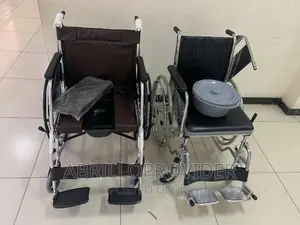 Commode Wheelchair=Wheelchair=Wheelchair=Wheelchairአዲስ የታሸገ