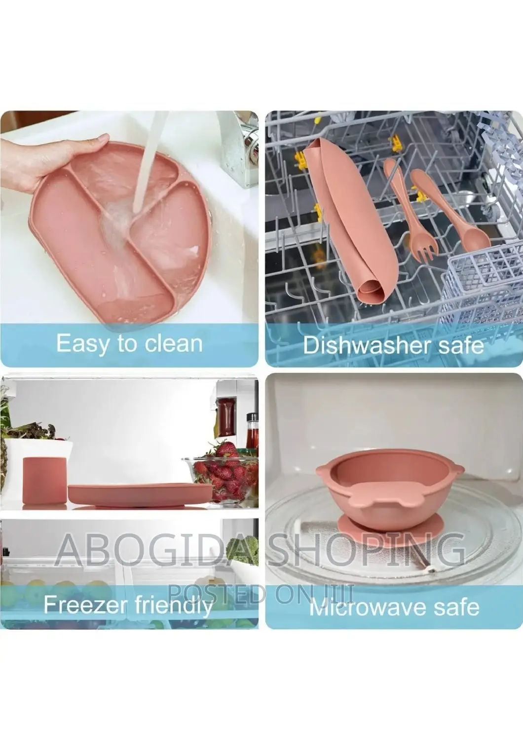 Silicone Baby Feeding Set of 6
