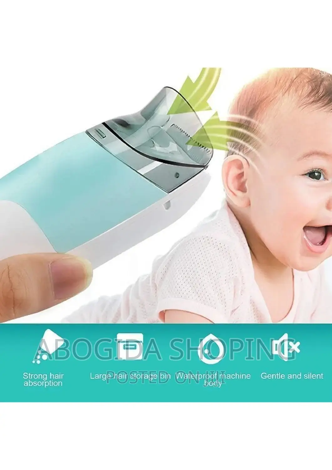Baby Kid Electric Hair Trimmer 
በቻርጅ የሚሰራ