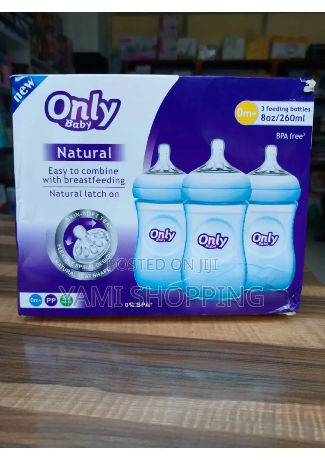 3pcs Only Baby Feeding Bottles