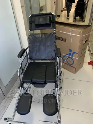 Multi-Reclininig 'Commode Wheelchair~Wheelchair~Wheelchair