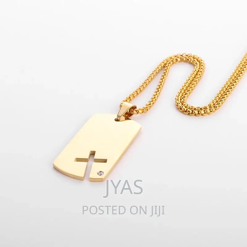 Classic Hollow Cross Men Neckalce