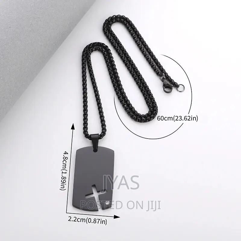 Classic Hollow Cross Men Neckalce