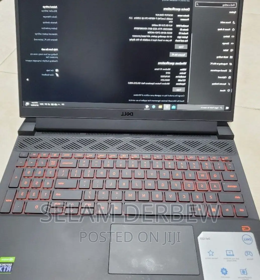 New Laptop Dell G15 5511 16GB Intel Core I5 SSD 512GB