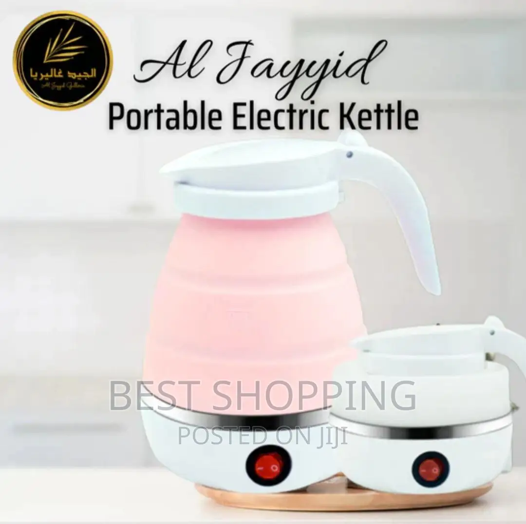 Foldable Electric Kettle ተጣጣፊ የኤሌክትሪክ ሶኬት የሚሰራ ቦይለር