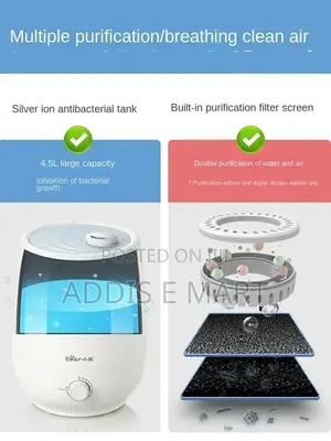 2.6L Portable Air Ultrasonic Humidifier