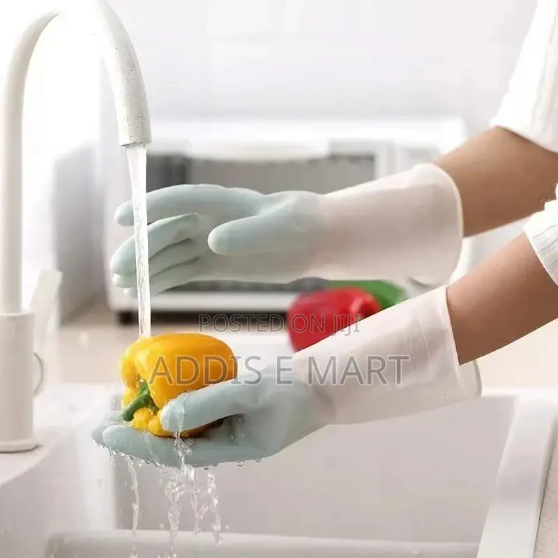 2pc Magic Silicone Dish Washing Gloves High Quality