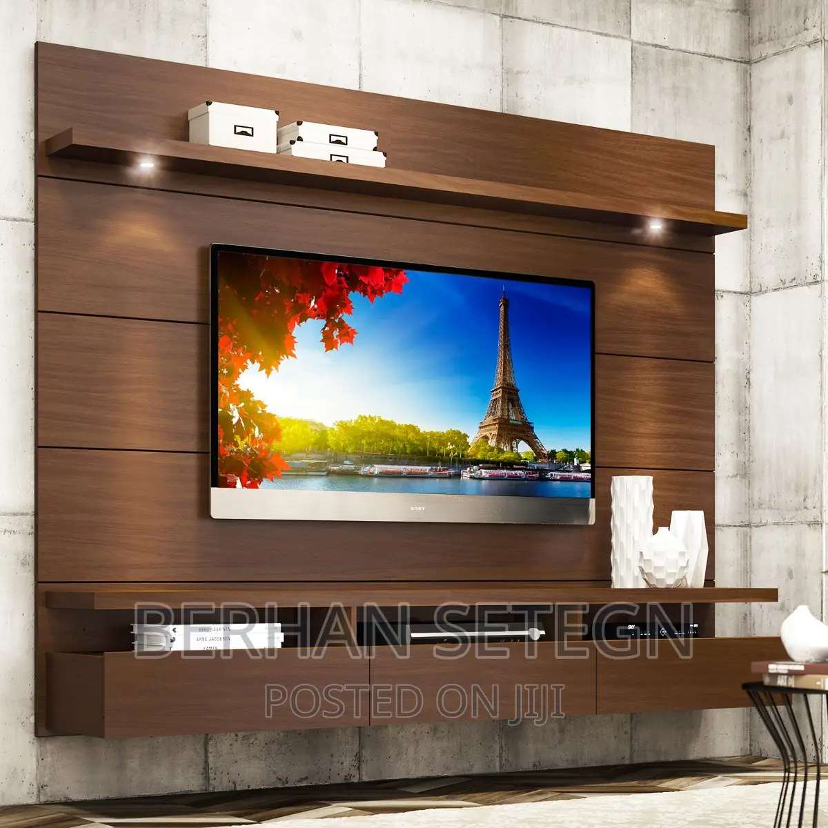Tv Stands ፅድት ያሉ እና ሳሎንን የሚያደምቁ ቲቪ ስታንዶች
