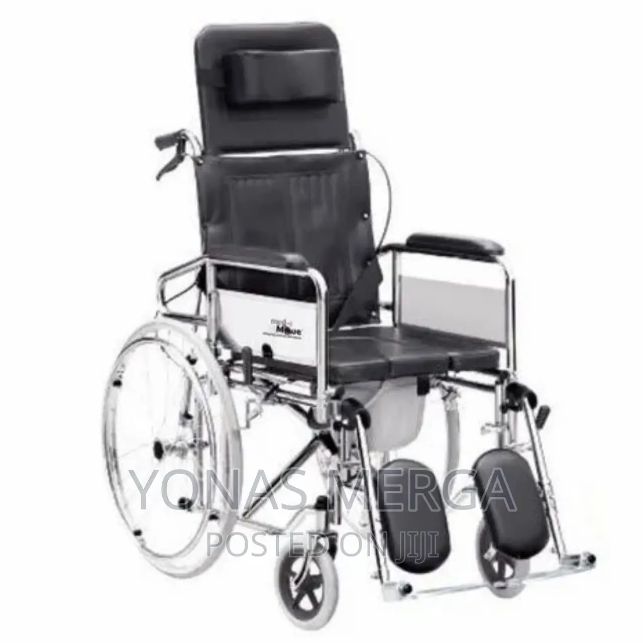 Wheelchair_merwc01 Reclining Wheelchair With Commode