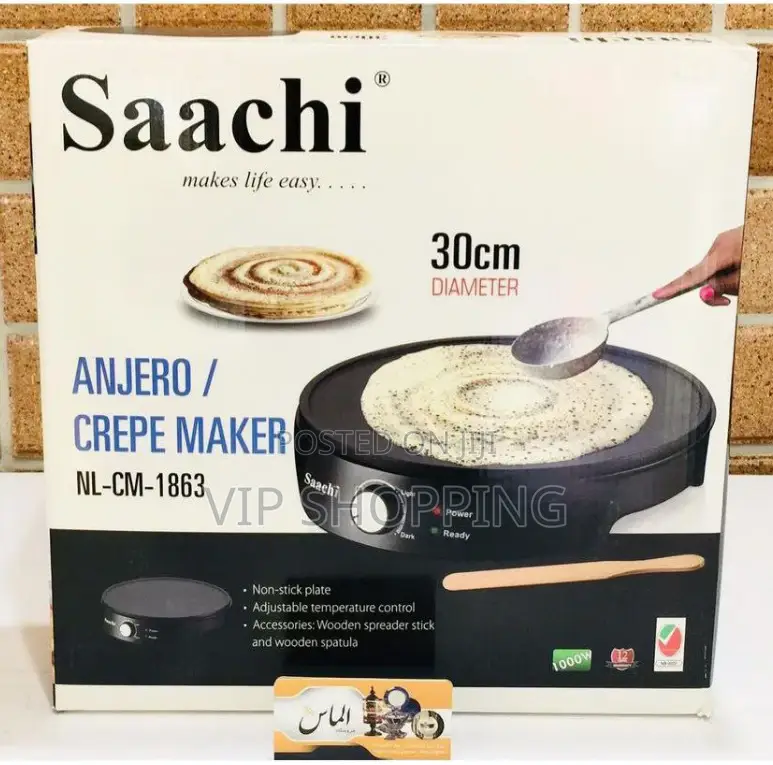 Saachi Crepe / Rigag/ Enjera /Dosa #1000 Watts