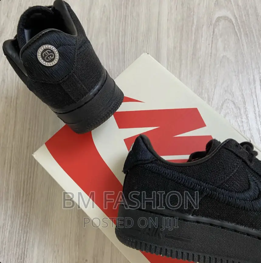 Master Quality | Nike Airforce | Af1 | Stussy | Triple Black