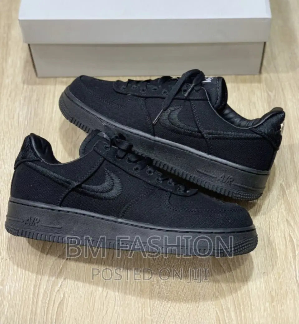 Master Quality | Nike Airforce | Af1 | Stussy | Triple Black