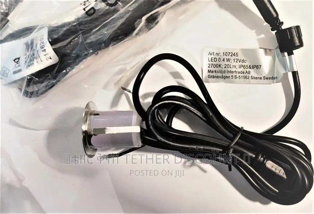 LED Decking Lights 30 Pc መሬት ስር የሚቀበር ውሀ የማይበግረው ማብራት