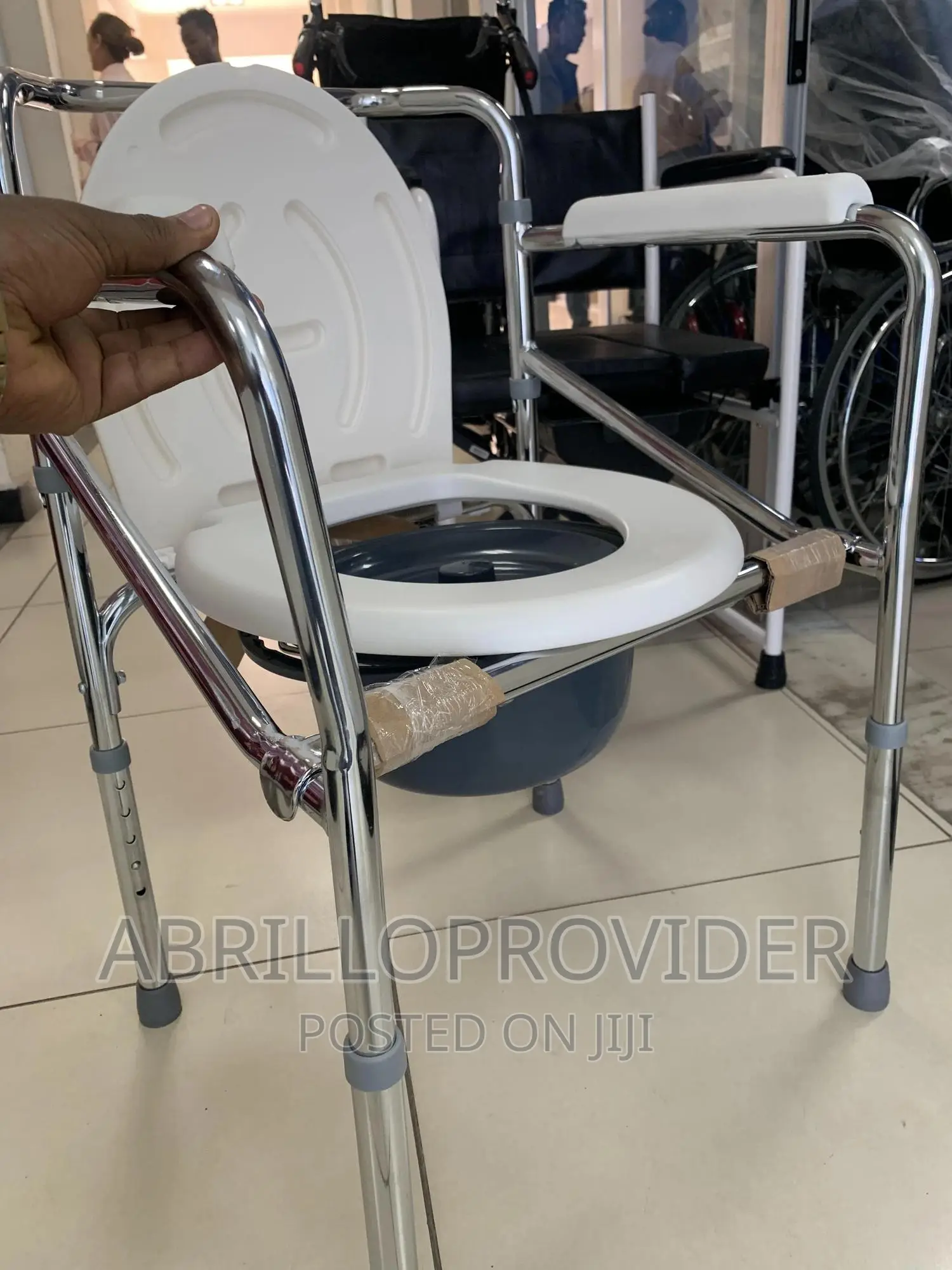 Homecraft Folding Commode Chair and Toilet Surround,