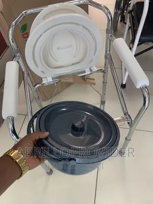 Folding Commode Chair and Toilet Surround, Lightweight