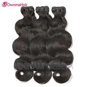 Human Hair ቀለም ያልነካው ተፈጥሮአዊ ይዘቱን ያልቀየረ