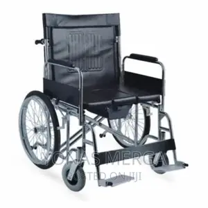 Easycare Foldable Standard Steel Commode Wheelchair - EC608F