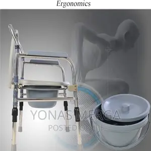 Elderly Toilet Seat,Homecommode Chair,With Safe Steel Frame