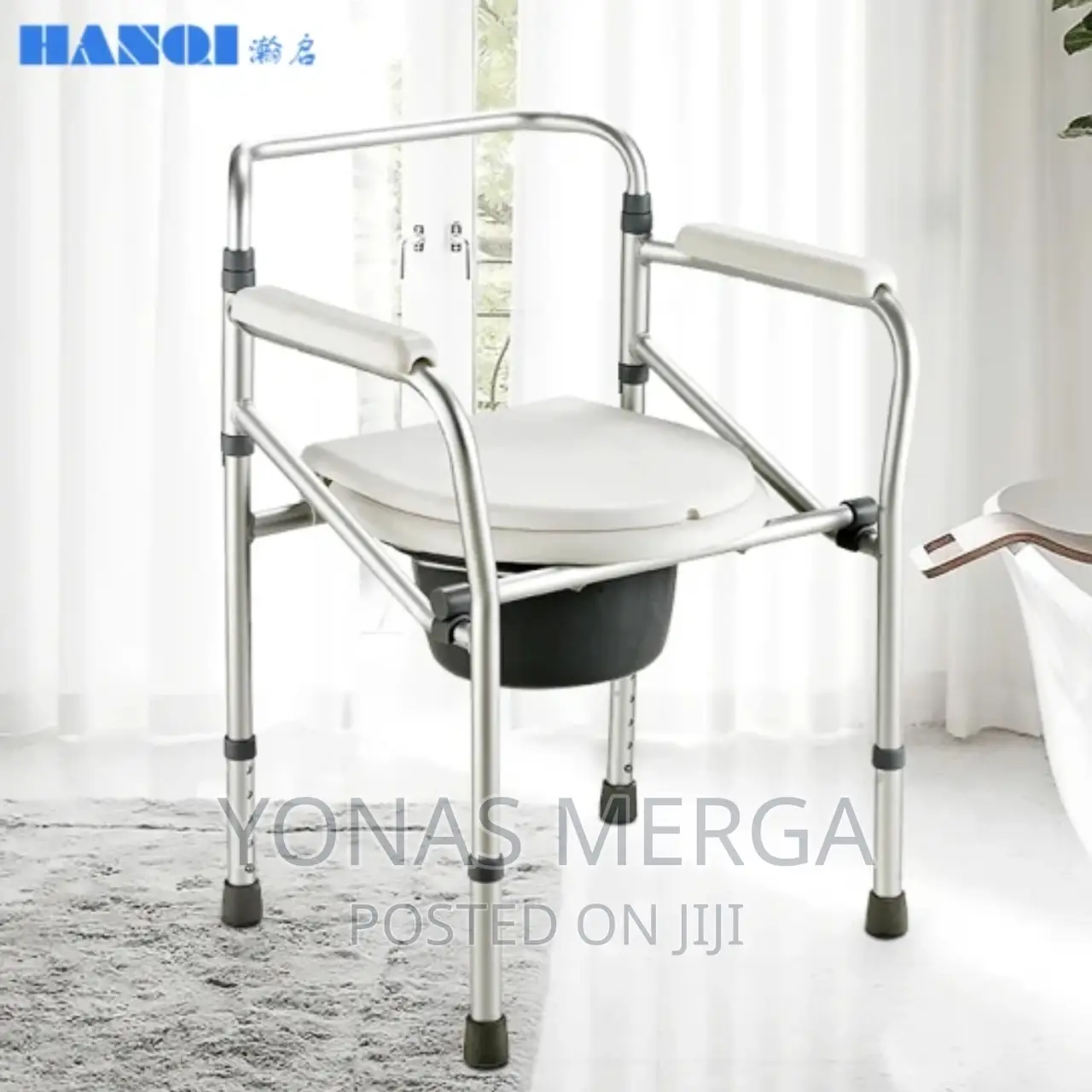 Toiler Chair Load-Bearing,Reinforcement Anti-Skid,Waterproof