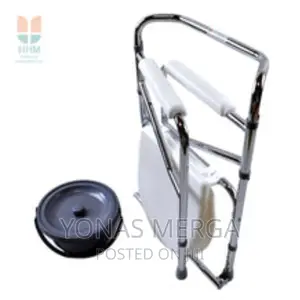 Toilet Chair Bottom Tips Are Made of Anti-Slip Rubber