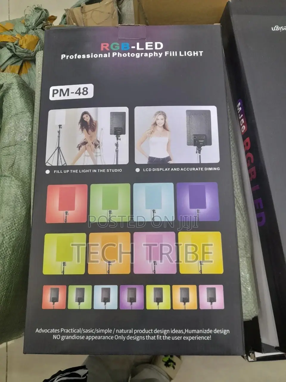 19 Inch RGB Video Light Photography Lighting Free Delivery