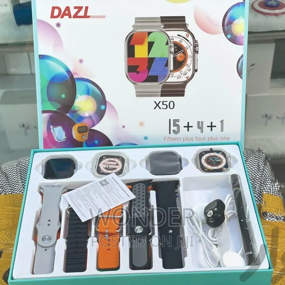 X50 Smartwatch Combo Pack (3 Smartwatch)+15 Straps