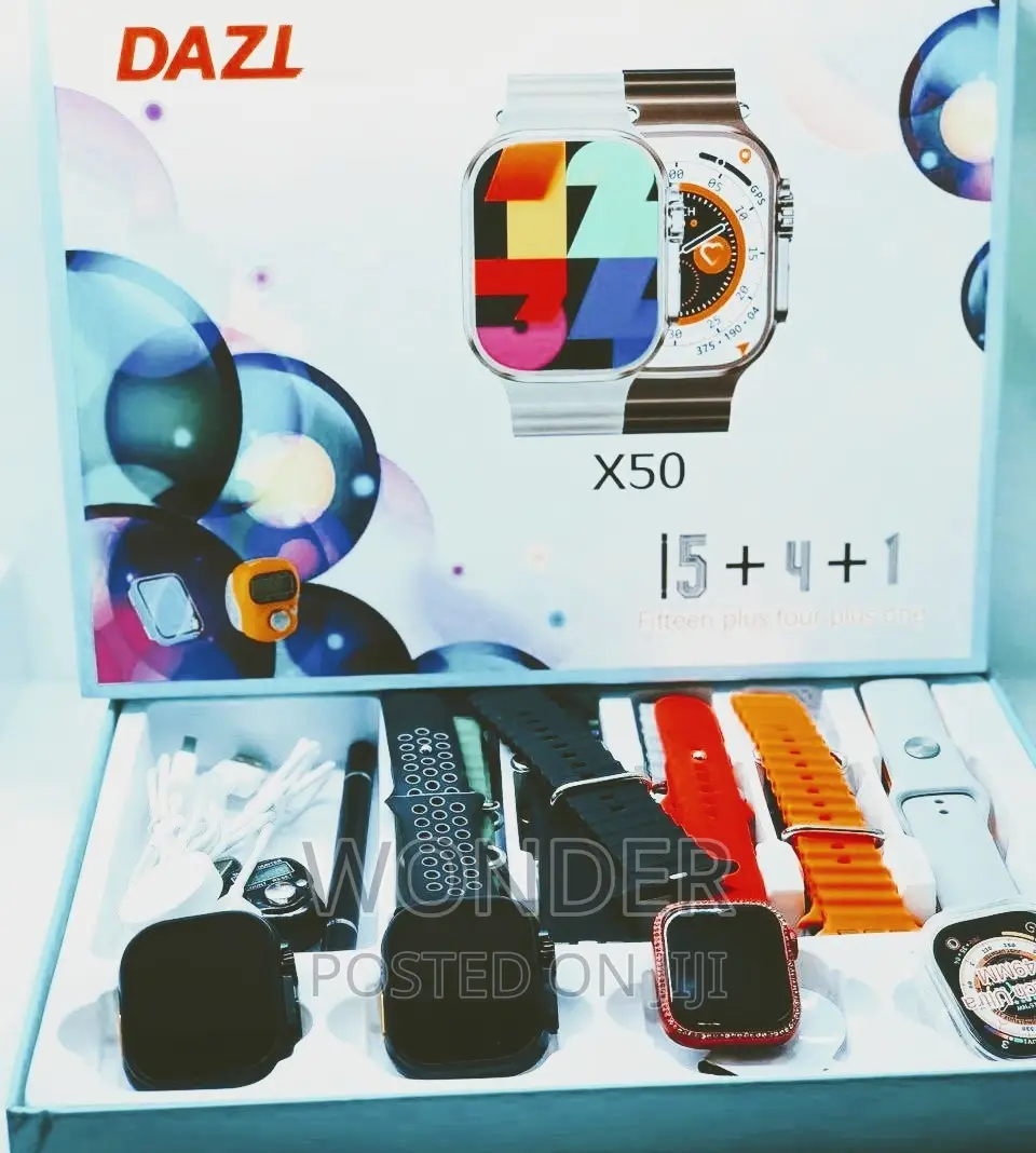 X50 Smartwatch Combo Pack (3 Smartwatch)+15 Straps