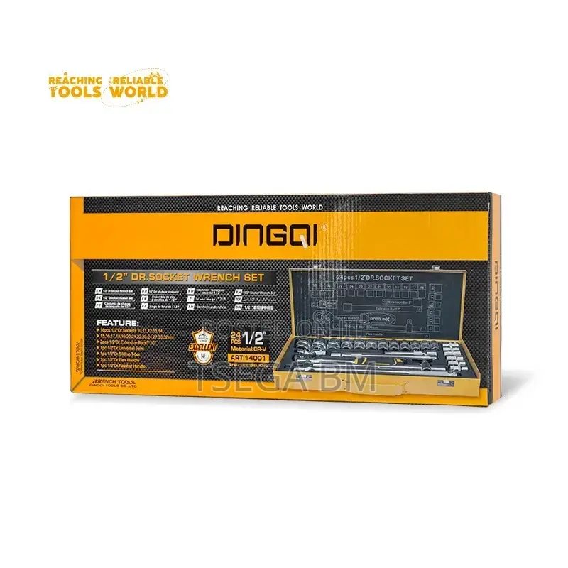 24 ፒስ ጆደር 24 Pieces Socket Wrench Set