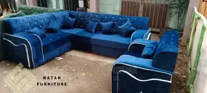 L - Shaped Corner Sofa Made of Wooden Mterial W Good Quality