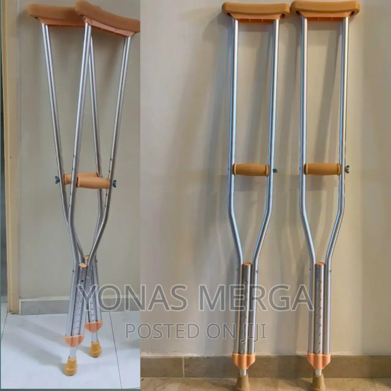 Stainless Steel Axillary Crutch Crutches-(Literally)Best
