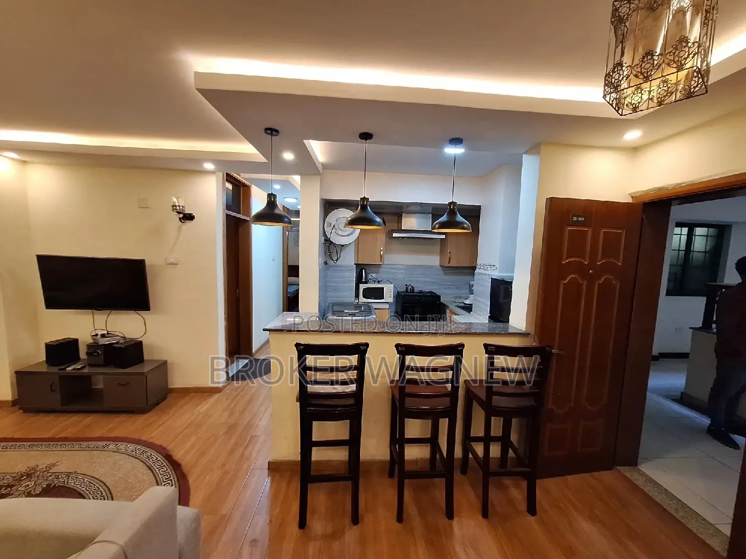 Furnished 2bdrm Apartment in Kirkos for rent
