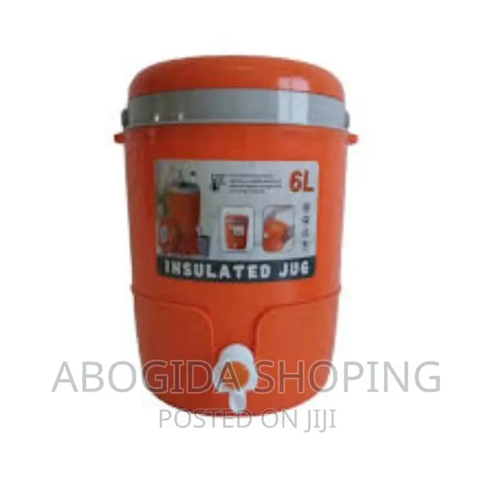 Insulated Jug 6liters With Pitcher and 4 Cups With Ice