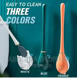 Photo - Wall-Mounted Toilet Cleaning Brush With Brush Holder