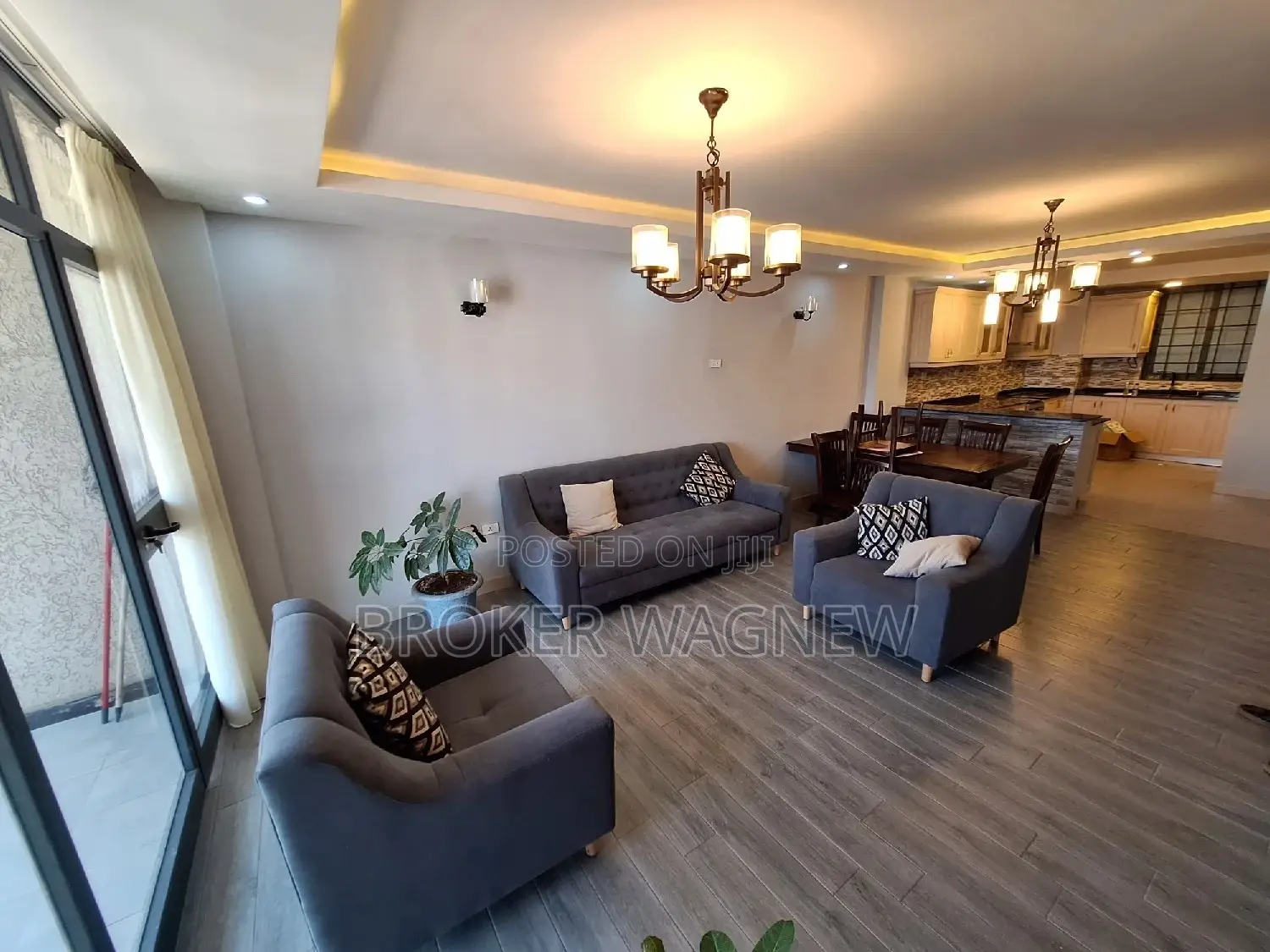 Furnished 3bdrm Apartment in Kirkos for rent