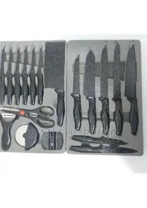 ልዩ የበዓል ስጦታ ከ ልዩ የበዓል ቅናሽ ጋ 18pcs Stainless Steel Knife Set