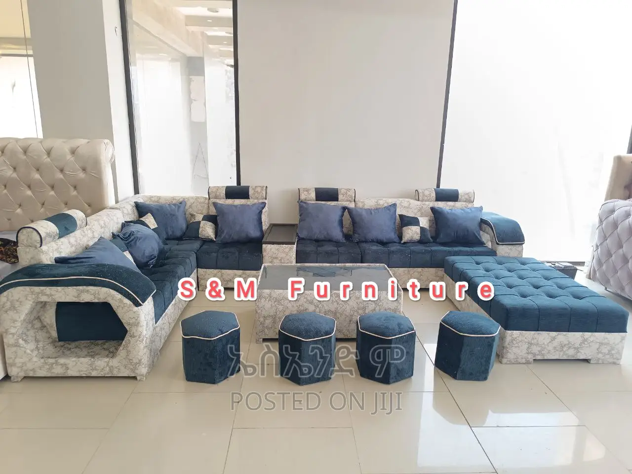 U Shaped Sofa With Table