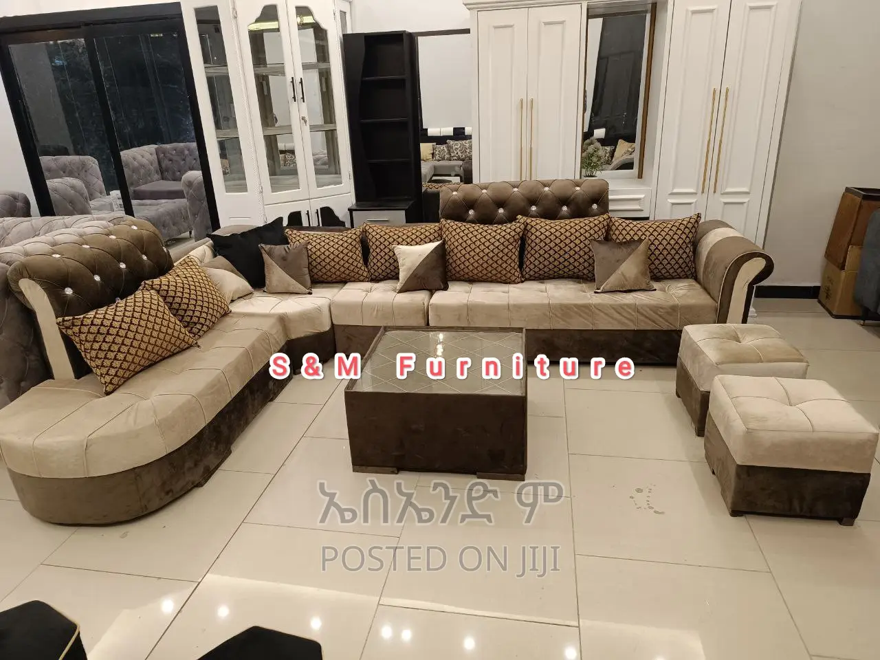L Shaped Sofa With Table