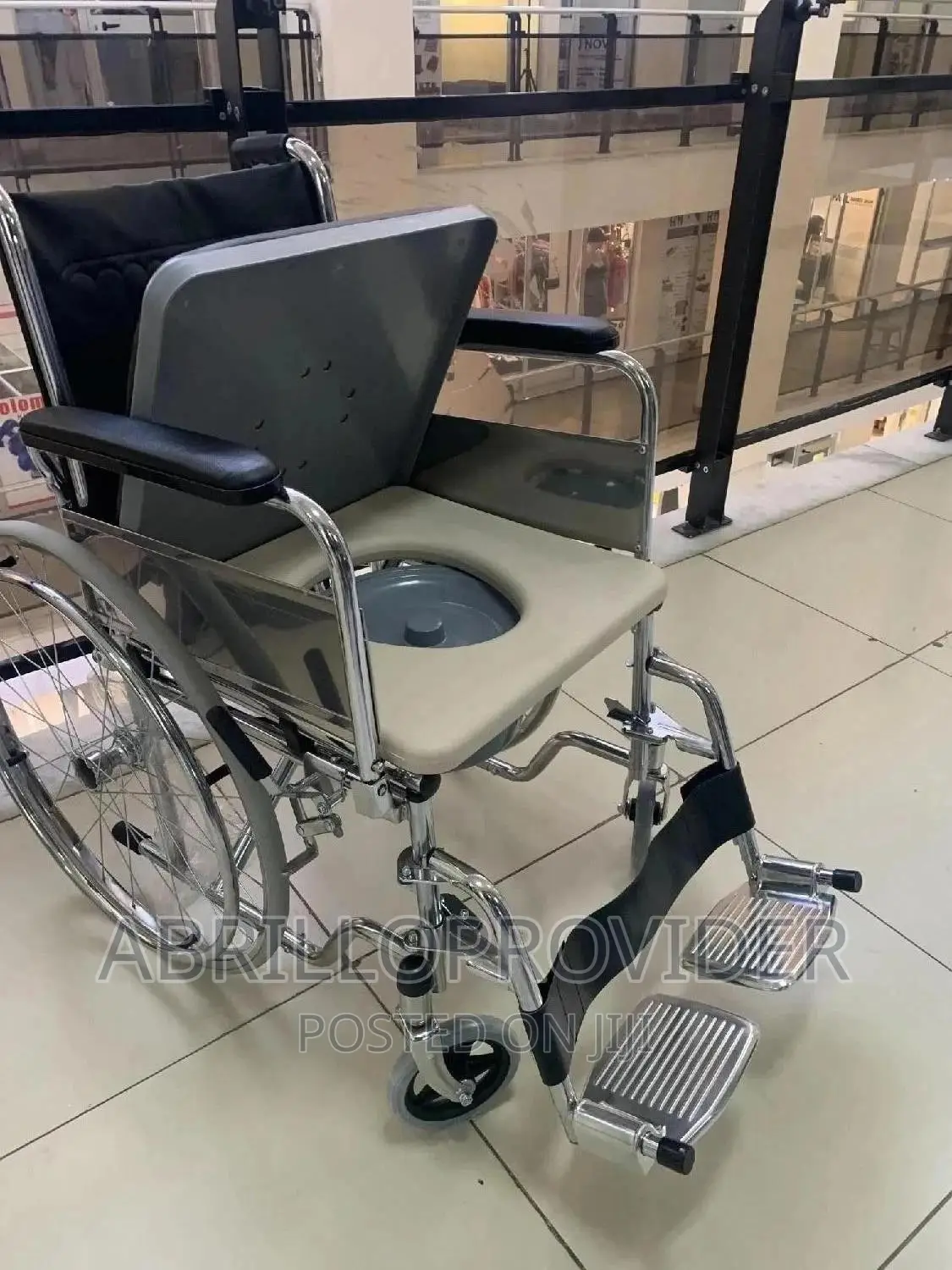 Commode~Shower:Wheelchair;Wheelchair;Wheelchair;Wheelchair