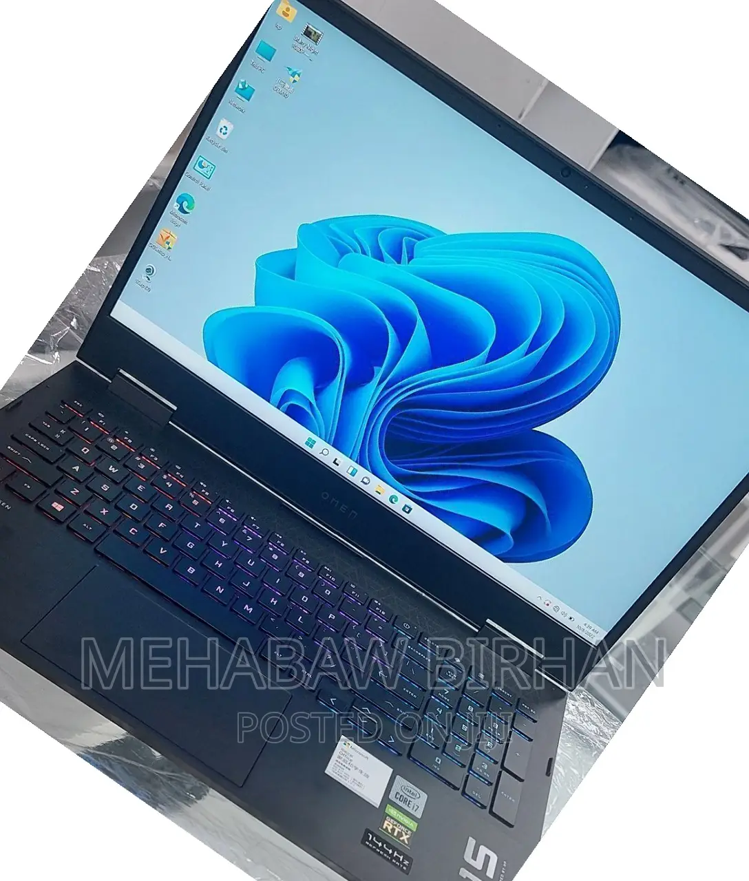 New Laptop HP Omen 15 16GB Intel Core I7 SSD 1T