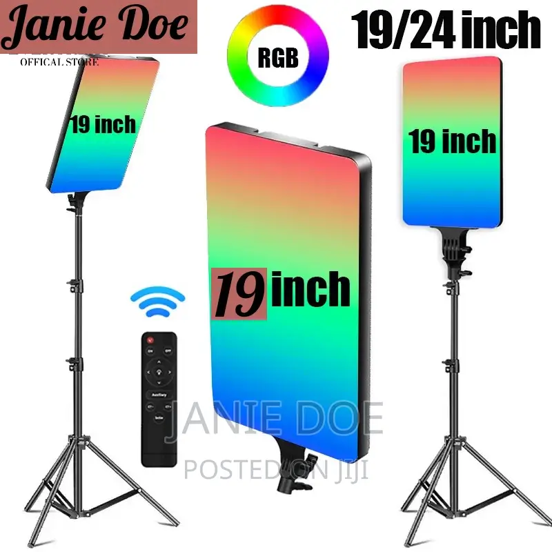 19" Wide RGB Photography Light