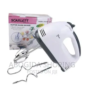 Photo - Scarlett Hand Mixer የእንቁላልና ሊጥ መምቻ