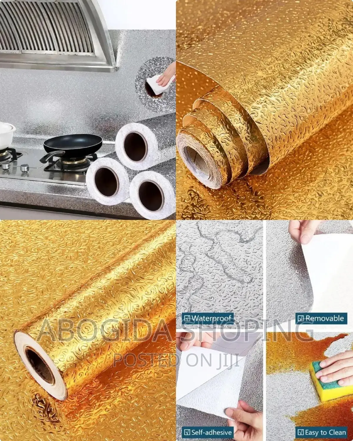 Waterproof Kitchen Sticker
ለኪችንዎ ግርማሞገስ የሚያላብስ