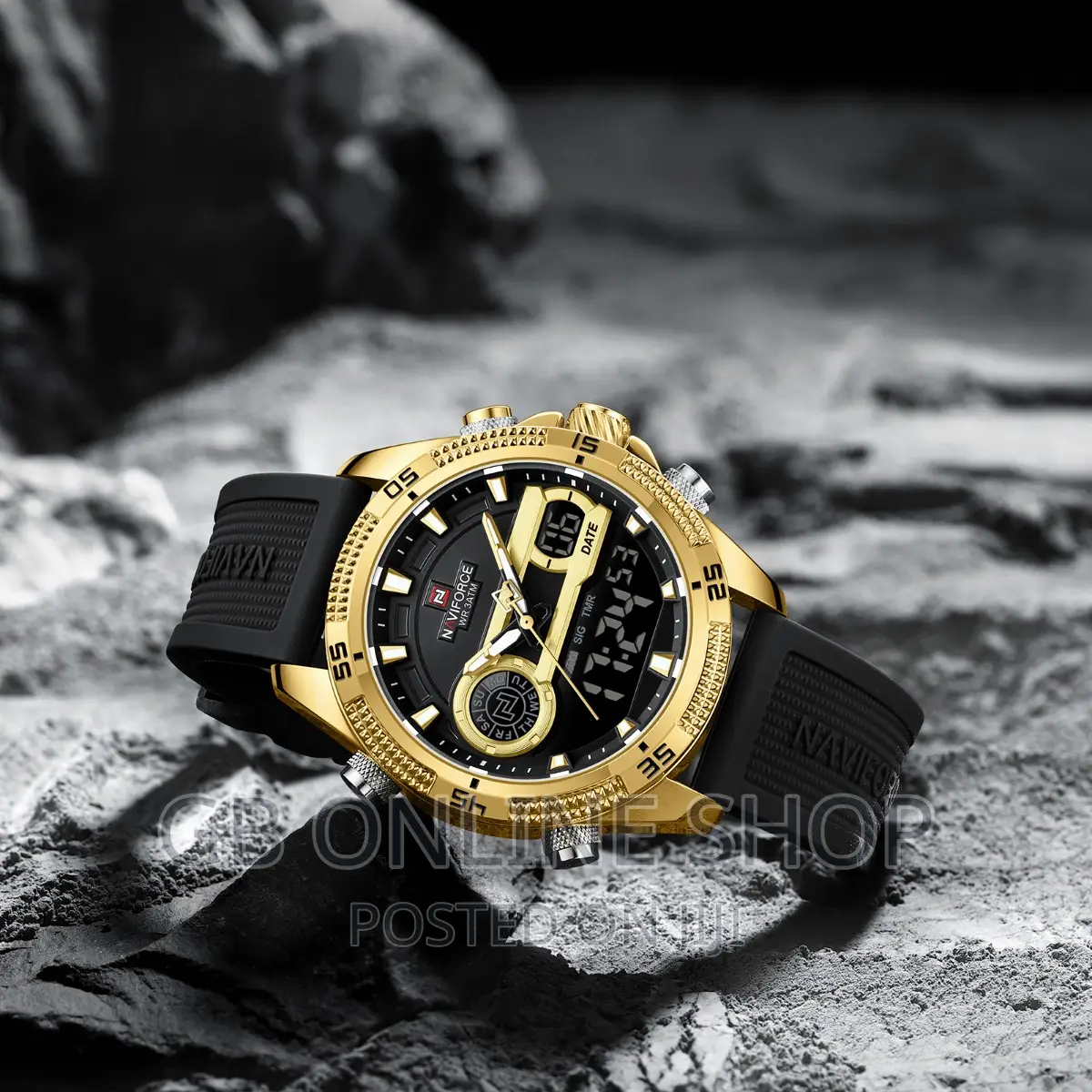 Naviforce 9223 Men’S Watch Digital Sport Waterproof Watch