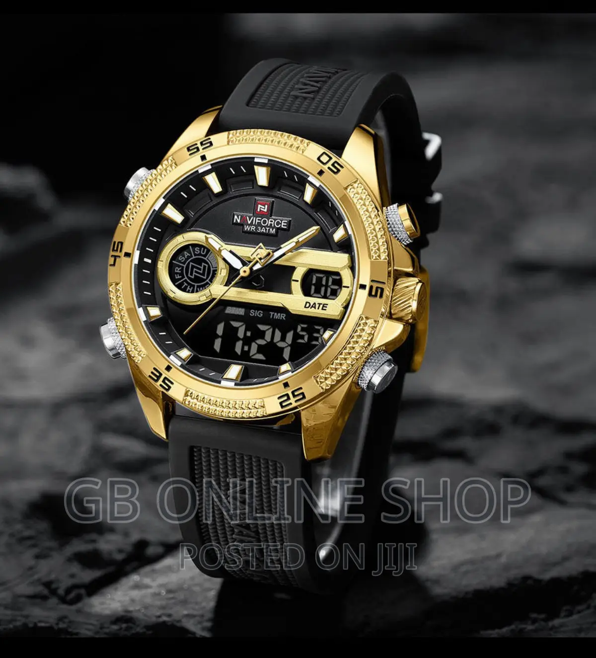 Naviforce 9223 Men’S Watch Digital Sport Waterproof Watch