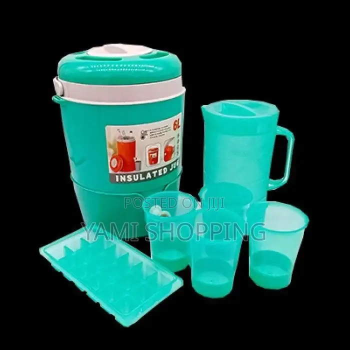 Insulated Jug 6liters With Pitcher 4cup With Ice Container