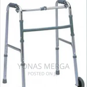 Adjustable Folding Walking Frame With Wheels Upright Walkers