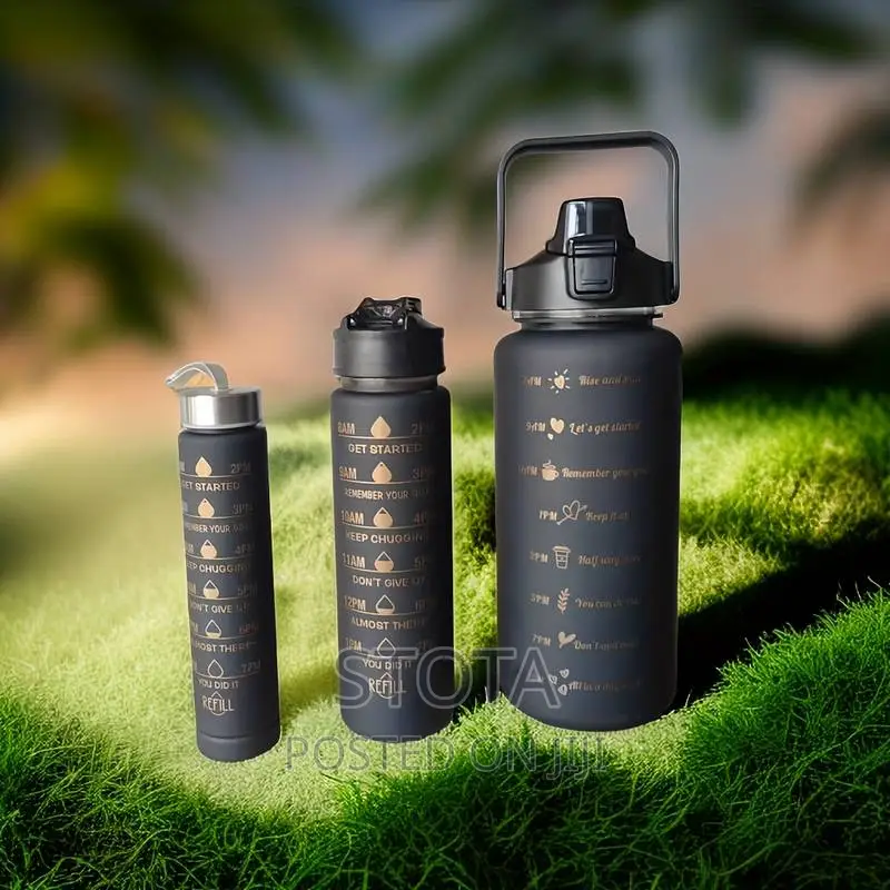 3 In 1 Motivational Water Bottles 3pcs In 1