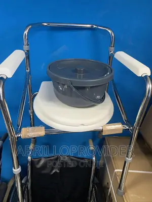 Photo - Non-Slip Design Shower Chair: Commode Chair