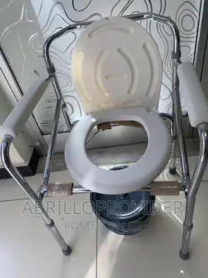 Commode Toilet Chair, Heavy Duty Steel Medical Folding