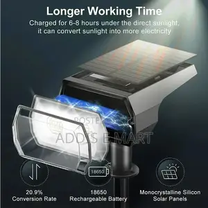 Solar Monitaring Lamp